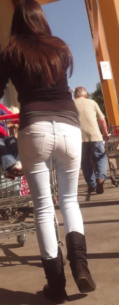 25P Cul et fesses d'adolescentes populaires en jeans, partie 6