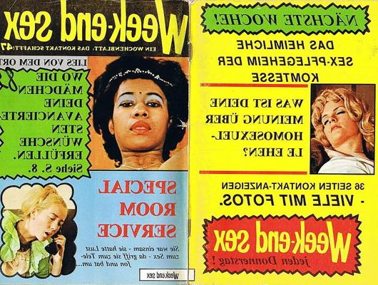 20P Magazines Vintage Samlet Week-end Sex 47 - 1977 Allemand
