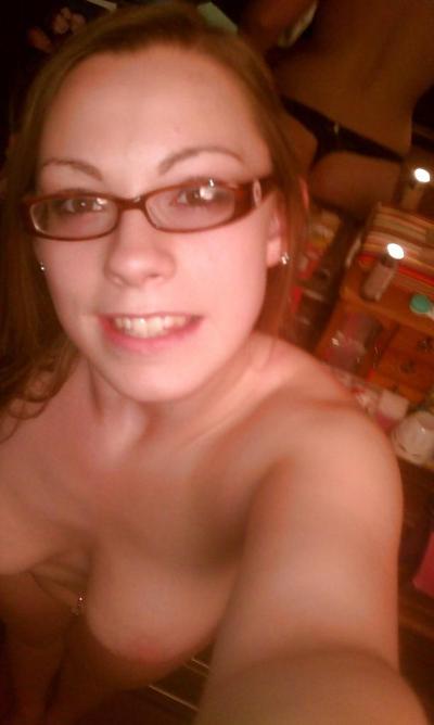 7P Nerdy girl with glasses
