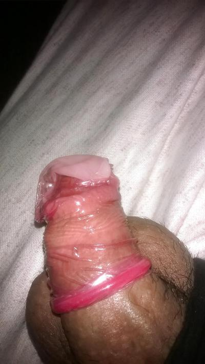 10P My dick in Condom