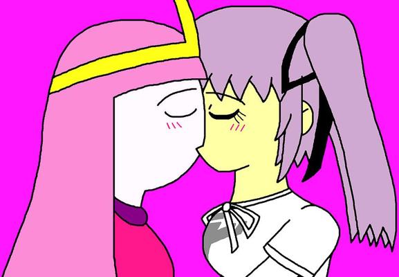6P Minami Kousaka and Princess Bubblegum