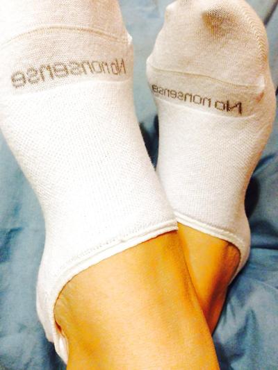 16P My fwb alyssa  socks and ass