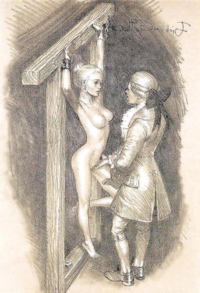 25P Vintage Erotic Drawings 16