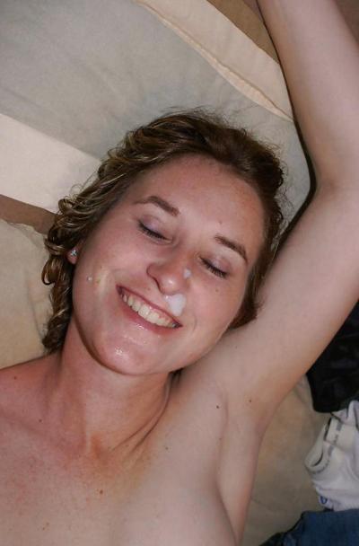 25P Amateur cum on face