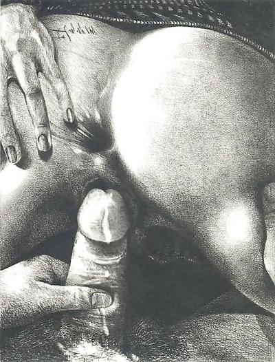25P Vintage Erotic Drawings 13