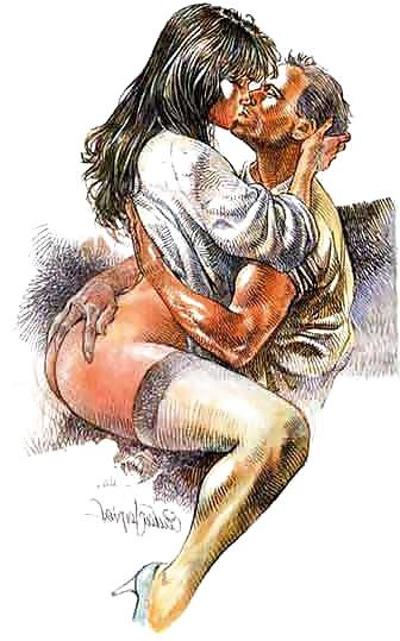 25P Erotic Drawings by Paolo Serpieri