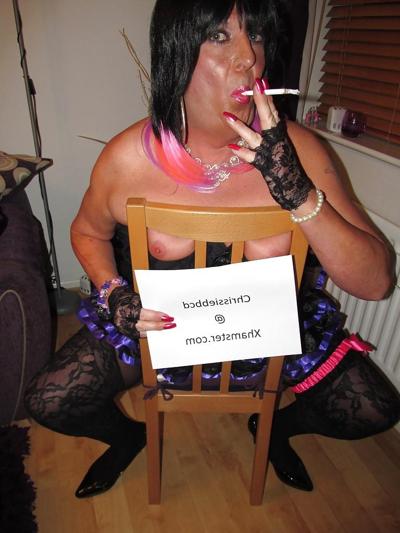 21P My new purple corset & Tu Tu