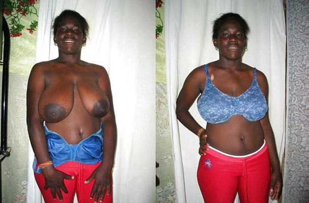 13P Clothed and Nude 5  Ebony Women 