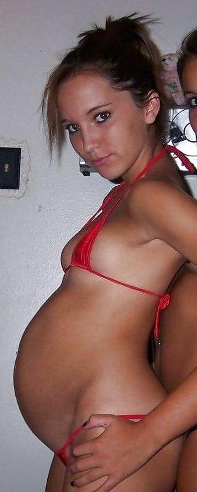 10P Slaggy pregnant teens used as a cum dumpster! part 3