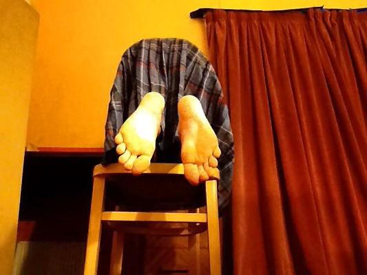 8P Bent over a desk