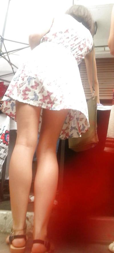 9P Spy sexy teens skirt and feet romanian