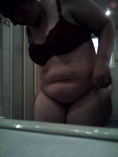 6P My wife in the bathroom