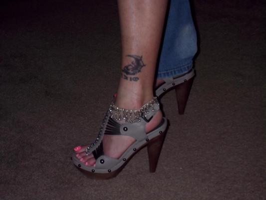 11P Chance's sexy toes in high heels