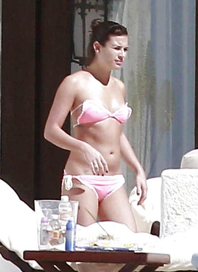 25P Lea Michele Bikini Compilation 