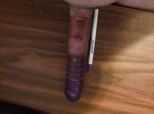 4P Purple penis sleeve extension