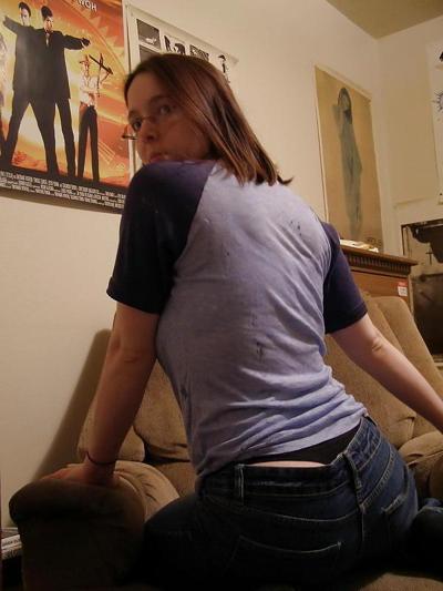 25P Busty amateur with glasses
