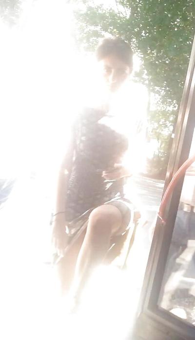 17P Spy old + young sexy skirt romanian