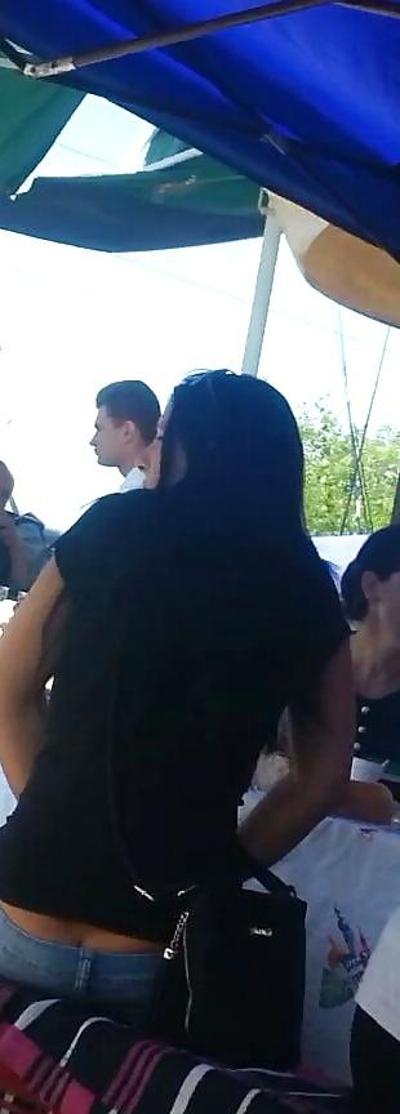5P Spy sexy ass brunette romanian