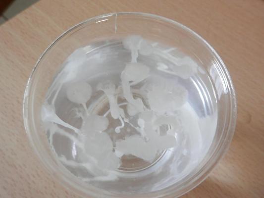 7P Cum on a glass of water