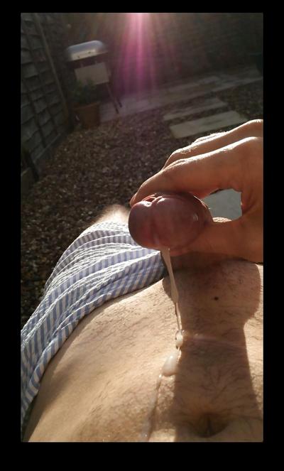 9P Loads of pre cum dripping from my throbbing helmet with cum