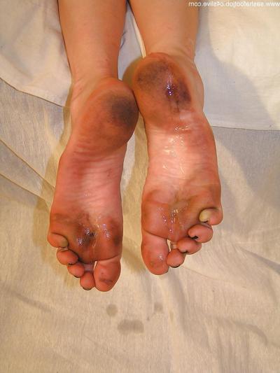 12P Cum dirty feet