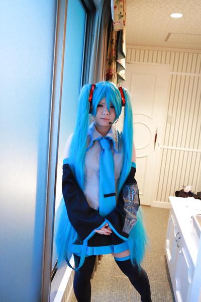 25P Cosplay sexy d'Ero Hatsune Miku