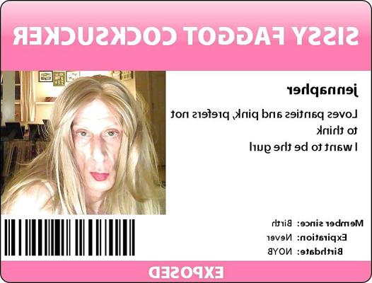 4P Sissy Faggot ID Cards