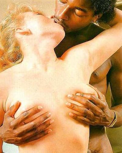 12P Blonde hottie enjoying attention from her dark lover