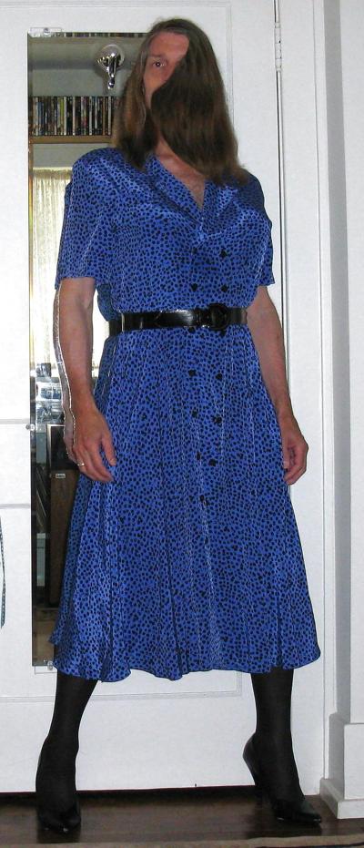 10P Crossdressing - Blue Leopard