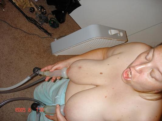 11P Busty sylvia the hucow milking her tits like a cow