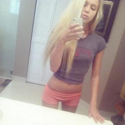 18P Sexy young blond teen girl