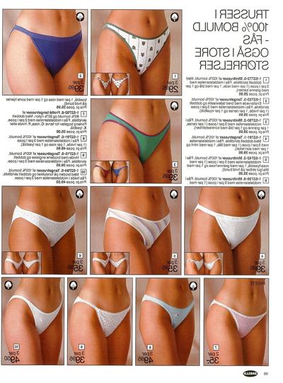 25P Womens underwear catalogue 