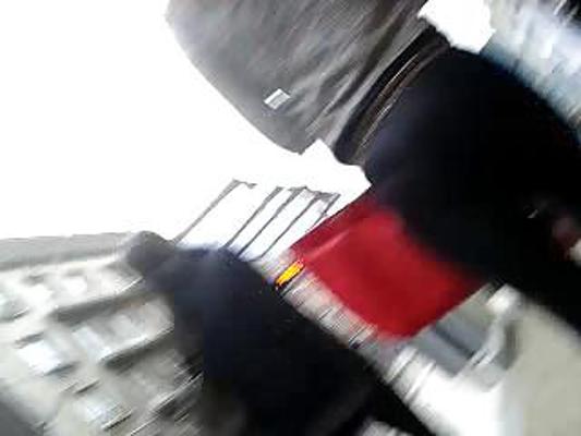 11P Spandex legging et culotte rouge bien moulant...