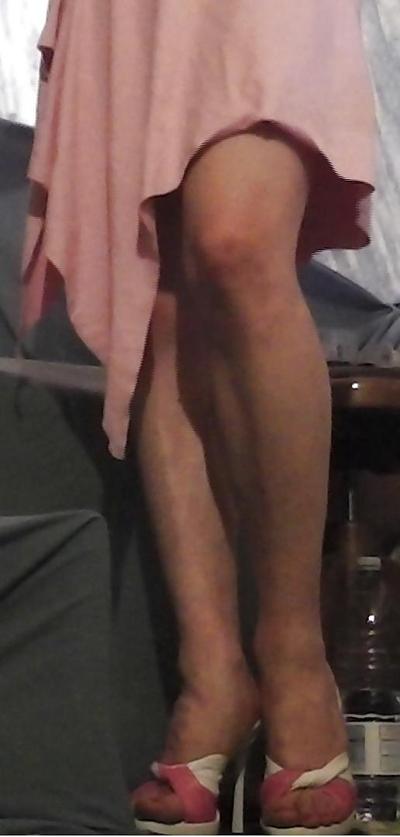 10P Nude pink or nylon black? (Crossdresser) 