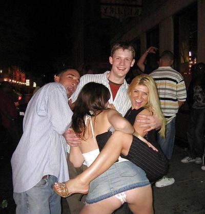 22P Slutty nightclub girls and random hotties flashing