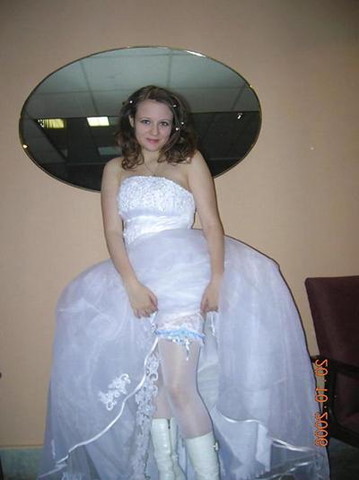 24P Wedding upskirts