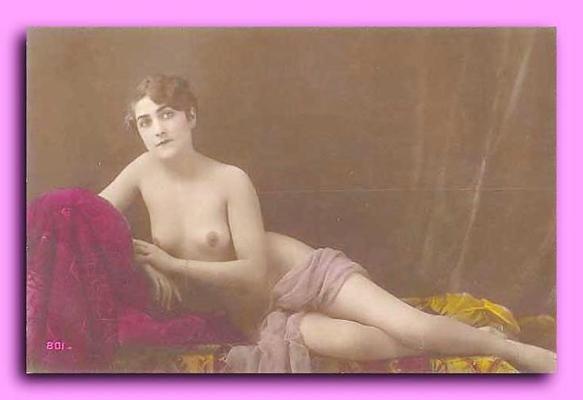 16P Old tinted erotic postcards vol. 1