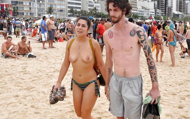 8P Topless em Ipanema no Rio