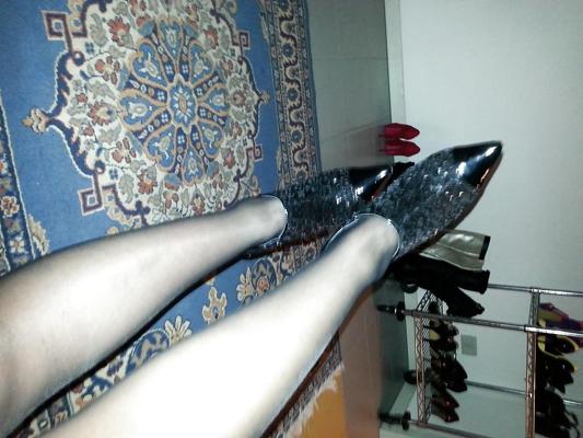 6P Reife Strümpfe Footjob