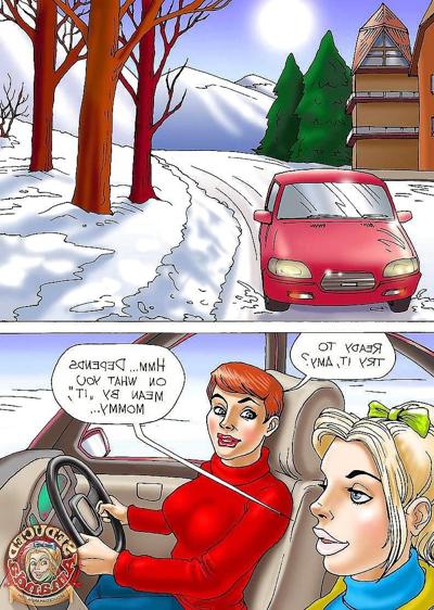 15P Seduced Amanda - Sexy Skiing (en)