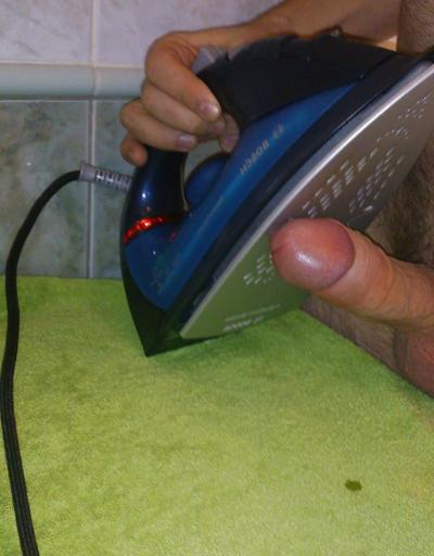 5P Otro hierro caliente cubierto de semen