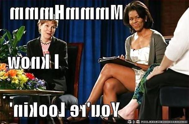 16P Michelle Obama - Showing Off Those Long Sexy Legs