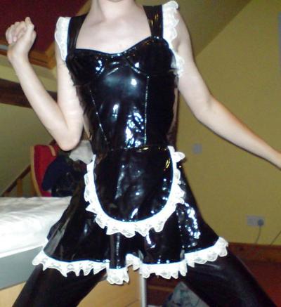 14P PVC sissy maid