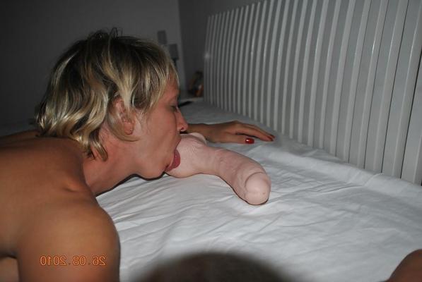 18P Short hair anal blonde