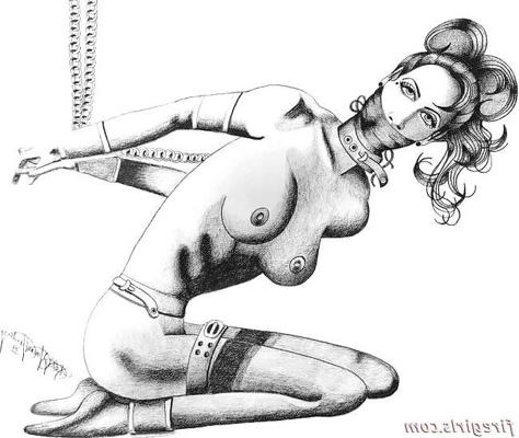20P BDSM アート #3 (白黒アート)