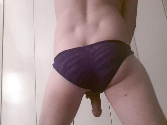 12P Sexy Purple Cotton Panties