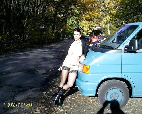 9P Ugly german slut