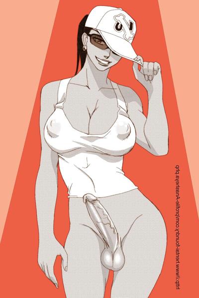 25P Hot Toon Shemale Cock
