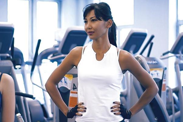 14P Sexy Kazakh girls in the GYM