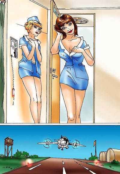 10P The Stewardess Spunky